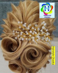 Hairstylist artist bridal hairstyle reception wedding hairstyle