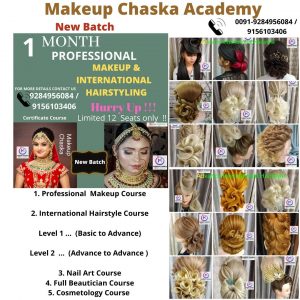 makeup academy hairstyle class course nail art beautician